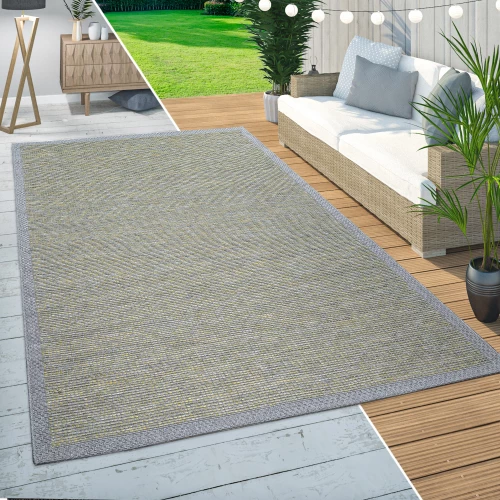 In-& Outdoor Teppich Terrasse Bordüren Design