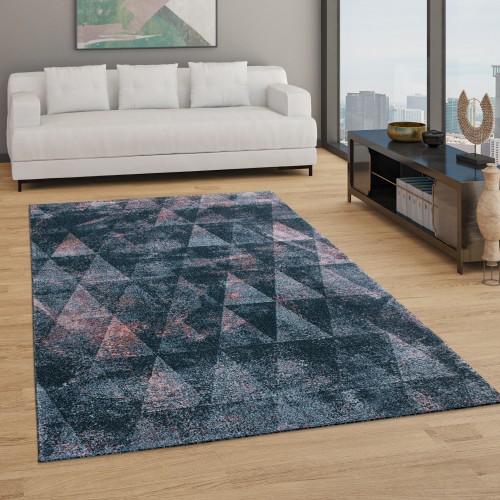 Teppich Wohnzimmer Boho Geometrisches Rauten Muster