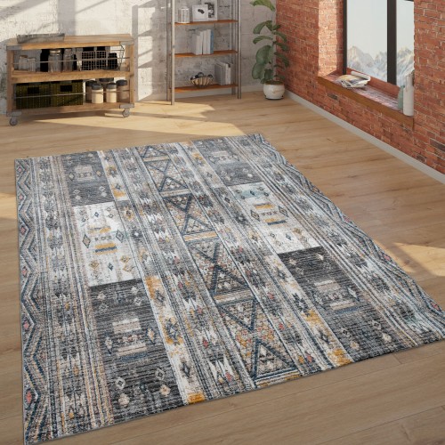 Teppich Ethno-Design 3-D-Look Wohnzimmer