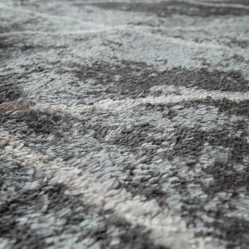 Teppich Wohnzimmer Rauten Fransen Skandinavisch Muster Karo In Grau Creme