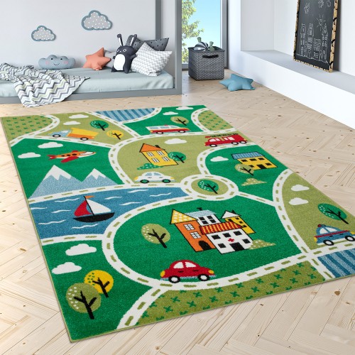 Kinder-Teppich Straßen-Design Kinderzimmer