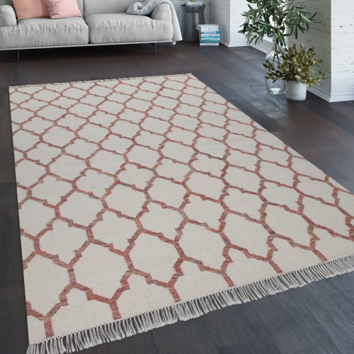 Teppich Wohnzimmer Geometrisches Orient Muster